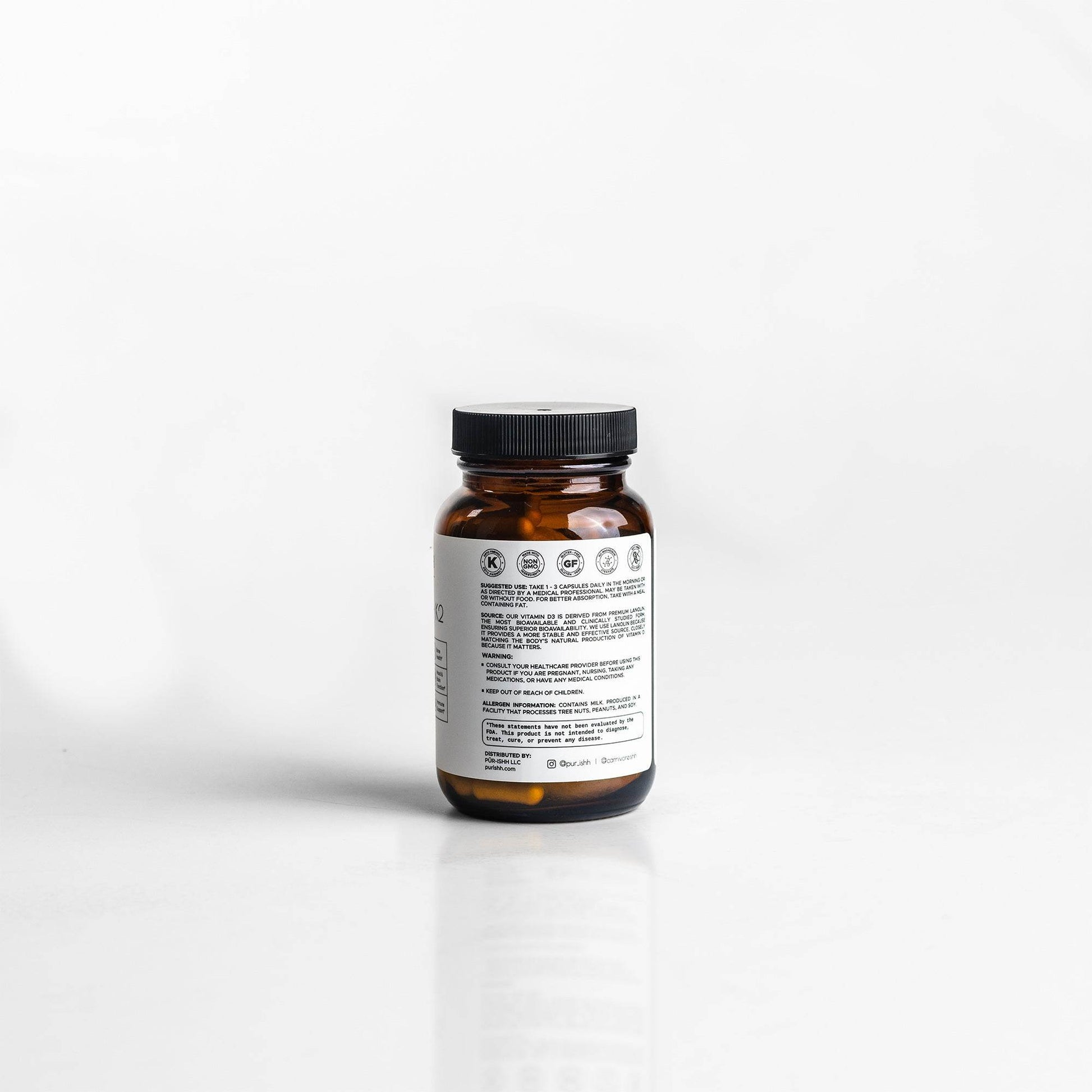 Vitamin D3 & K2 - Purishh