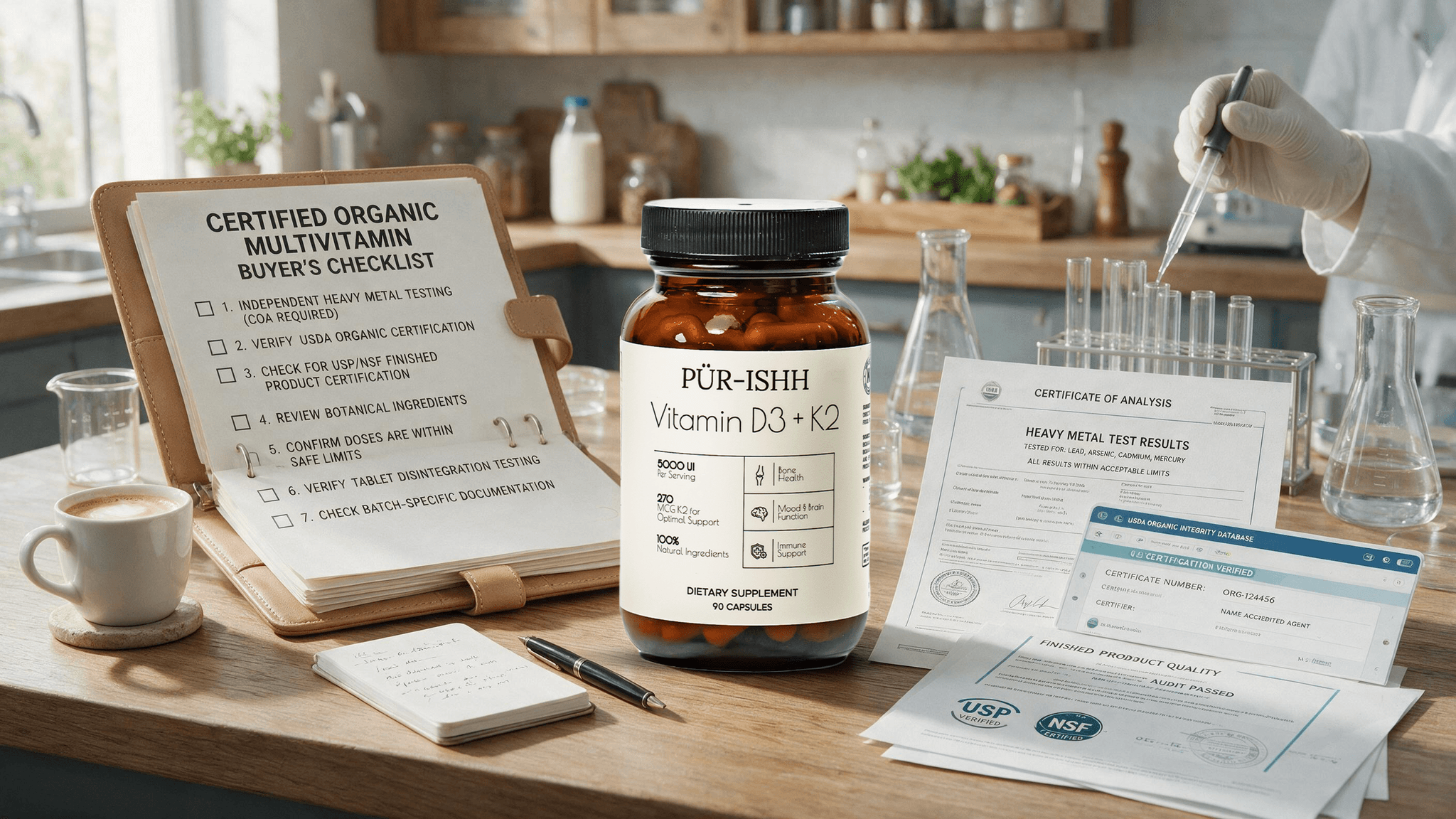How to Choose a Certified Organic Multivitamin: A Buyer's Checklist