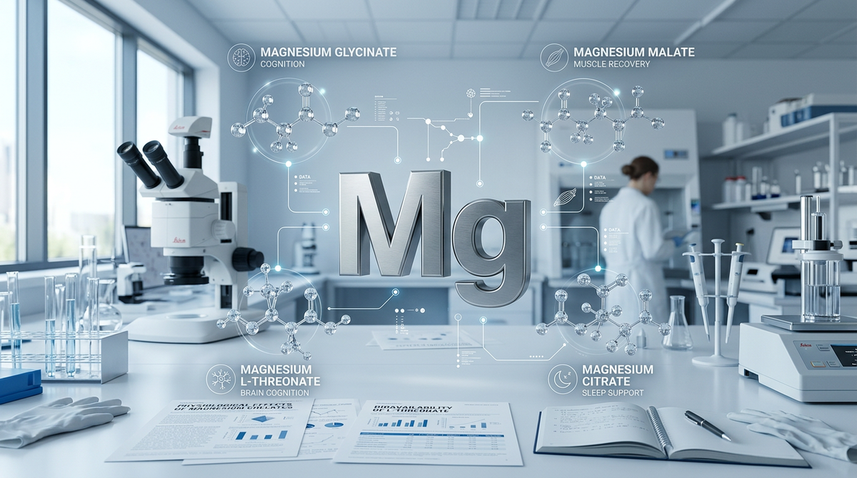 Magnesium Glycinate vs. Citrate vs. L-Threonate: The Verified Doses in Our Complex