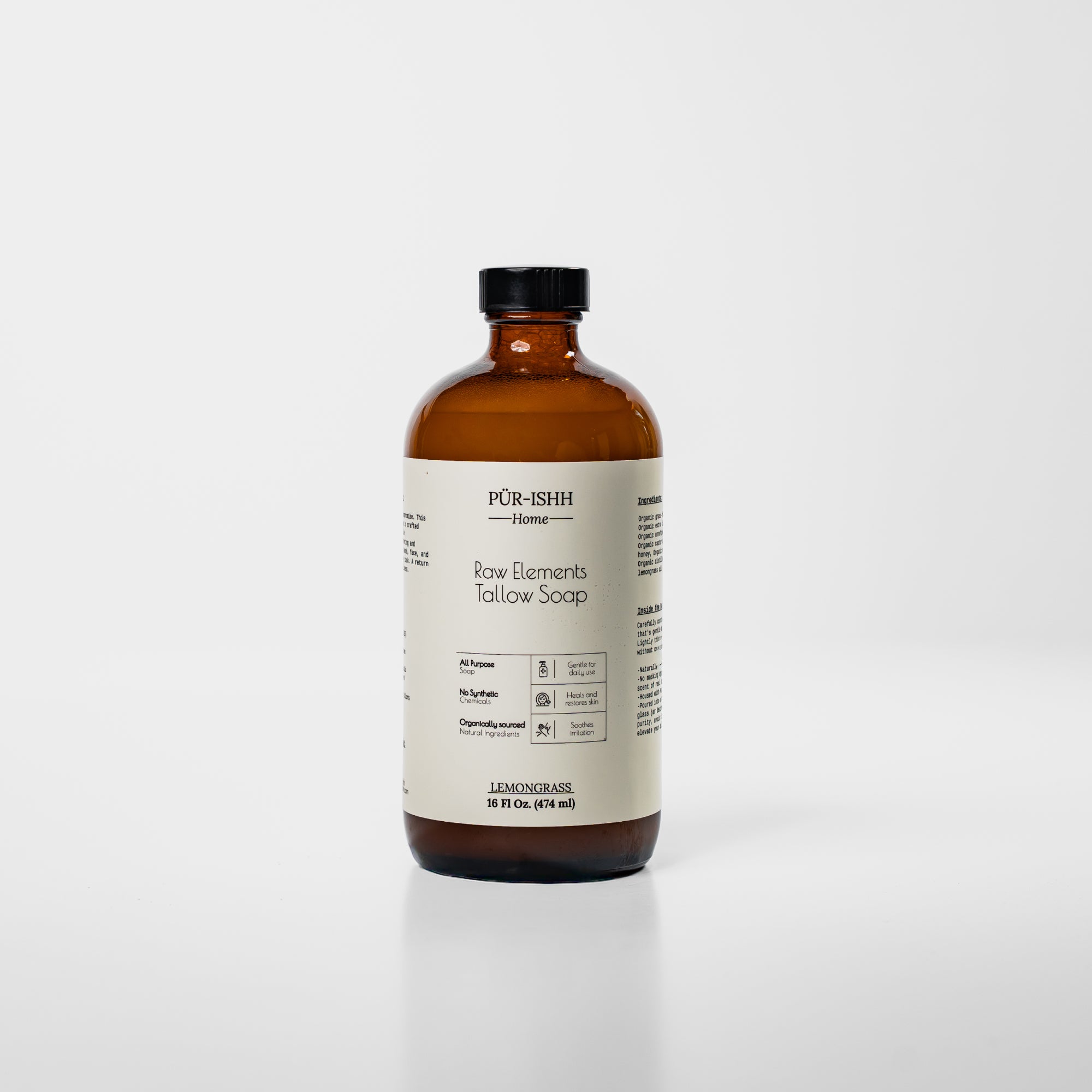 Raw Elements Tallow Soap (Lemongrass)