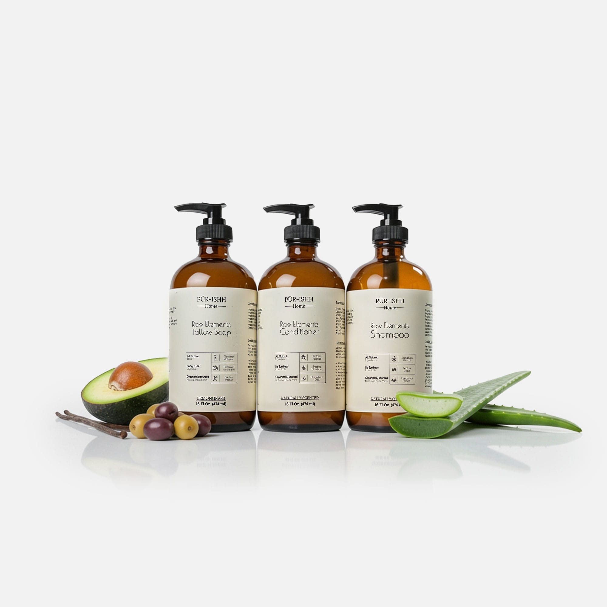 Raw Element Shower Trio