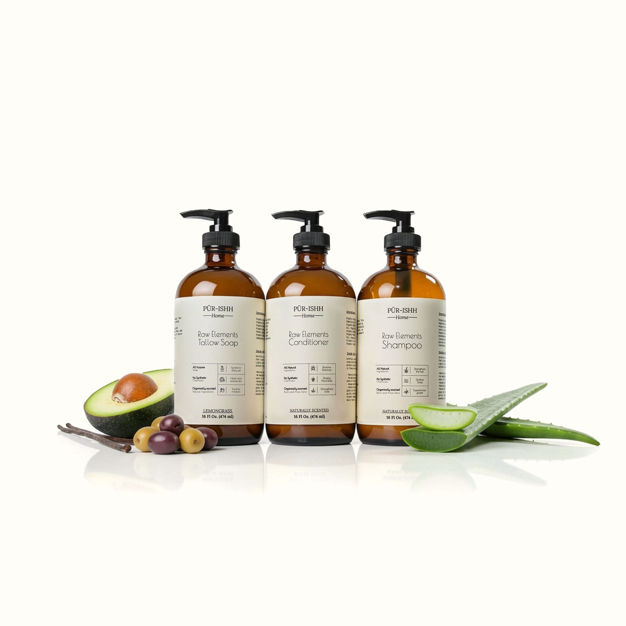 Raw Element Shower Trio