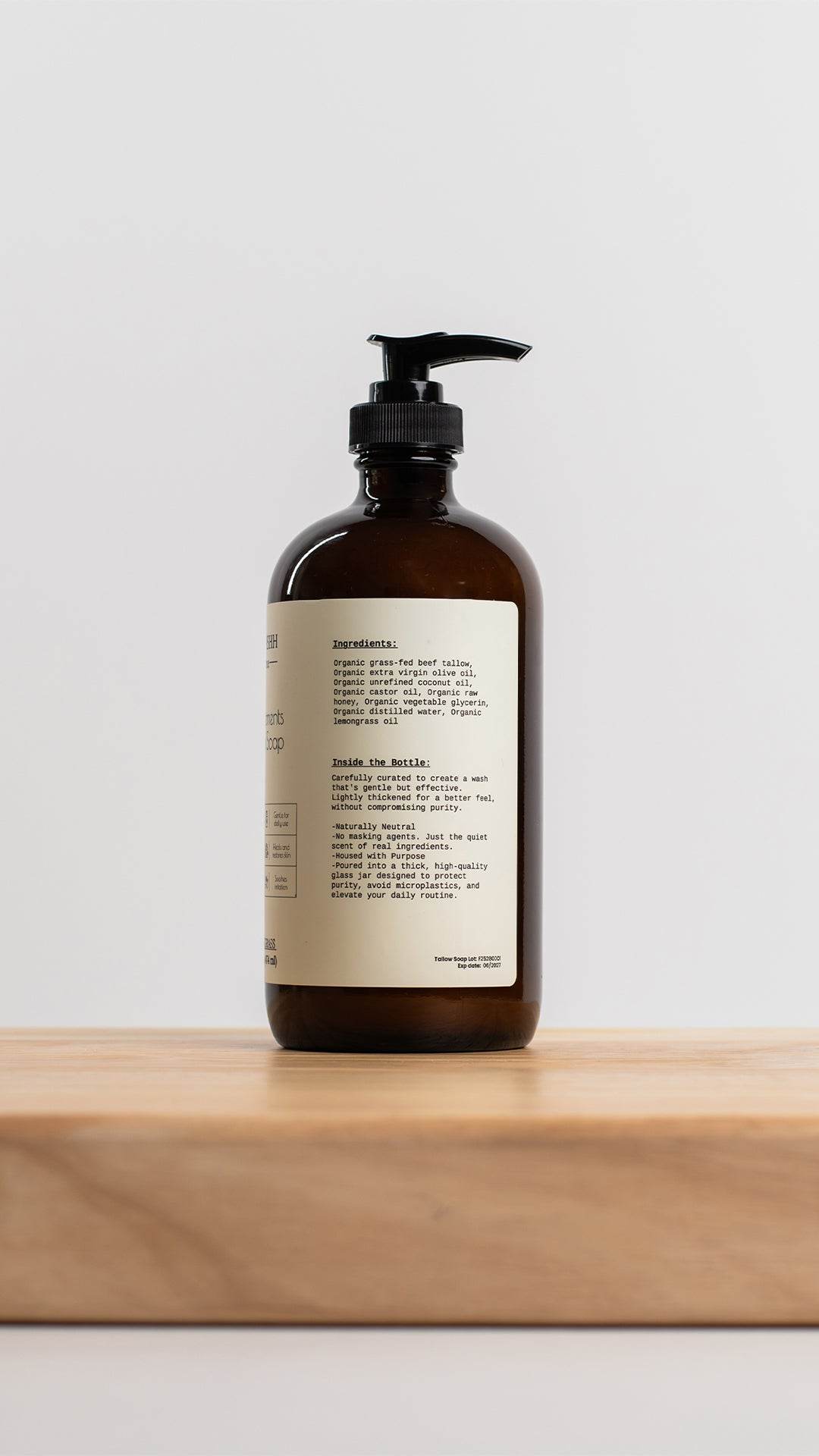 Raw Elements Tallow Soap (Lemongrass) - Purishh