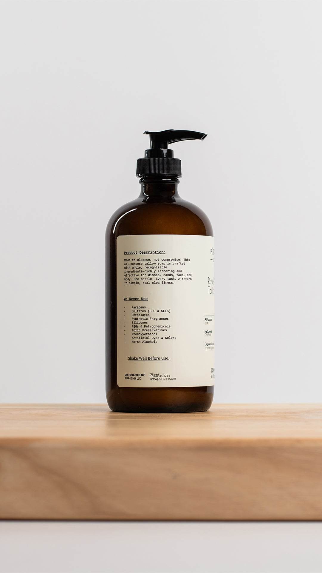 Raw Elements Tallow Soap (Lemongrass) - Purishh